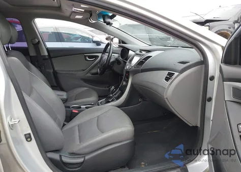 2014 Hyundai Elantra Limited z USA, uszkodzony, nr VIN KMHDH4AE9EU172485